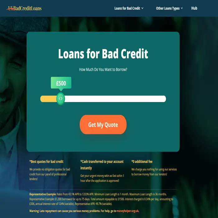 Top 10 websites for bad credit loans and no credit check loans online