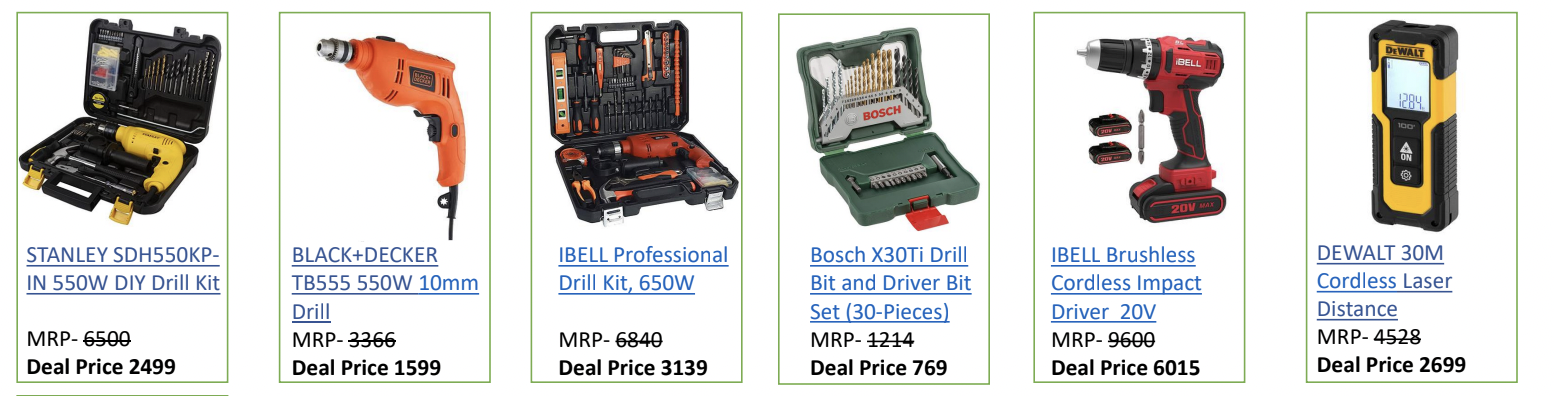 sale:  Sale offers today: Best deals on Tools and Home  Improvement items revealed - The Economic Times