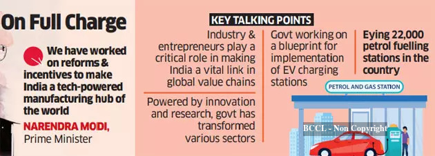 india: India can lead the fourth industrial revolution, says Prime ...