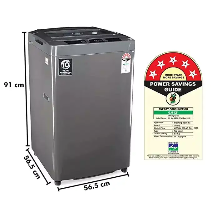 Image for Godrej6Kg5StarFully-AutomaticWashingMachine