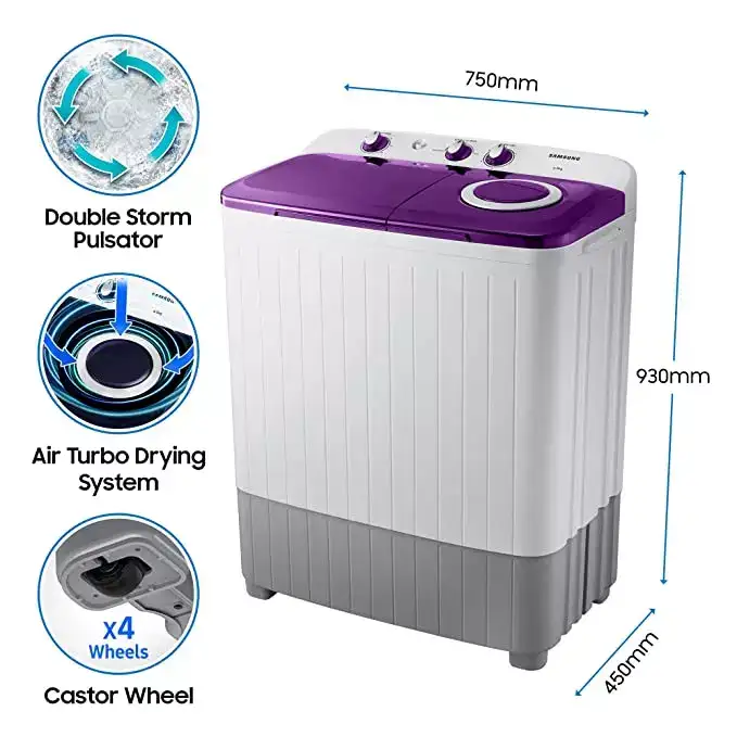 Image for Samsung6.0Kg5StarTopLoadingWashingMachine