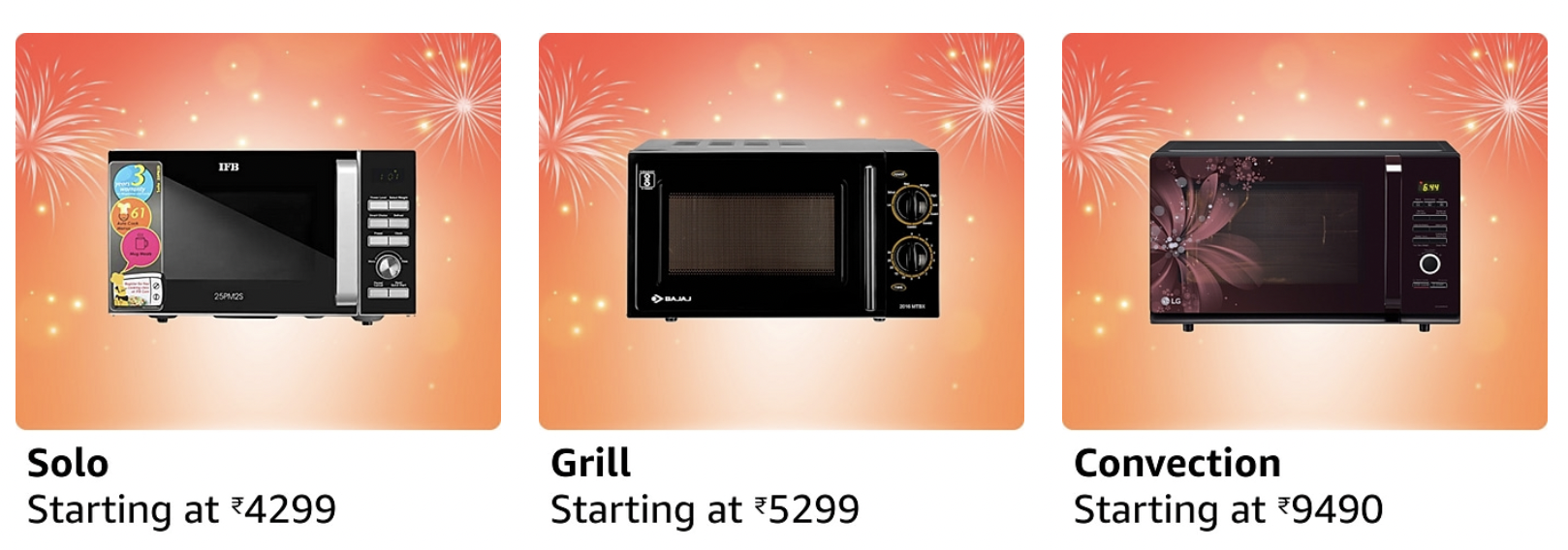 Amazon sale Amazon Sale Finale Days The best Microwaves starting at