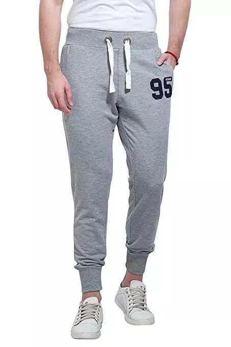 Buy online Grey Cotton Blend Joggers Track Pant from Sports Wear for Men by  Okane for ₹609 at 22% off | 2023 Limeroad.com