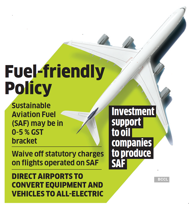 aviation emission: Government mulls incentives to cut emission in aviation  - The Economic Times