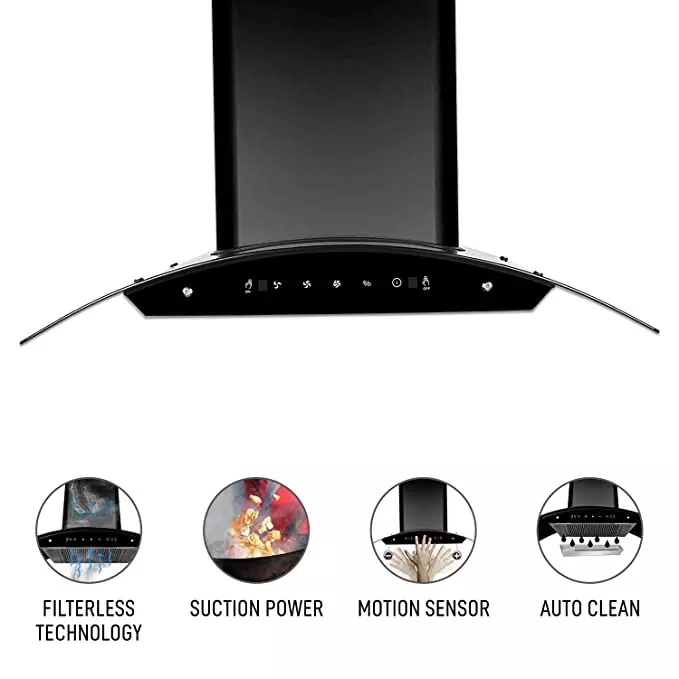 faber auto clean chimney for kitchen