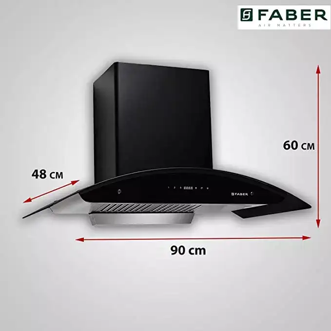 Image for Faber90cm1500m%C2%B3%3AhrAuto-CleanKitchenChimney