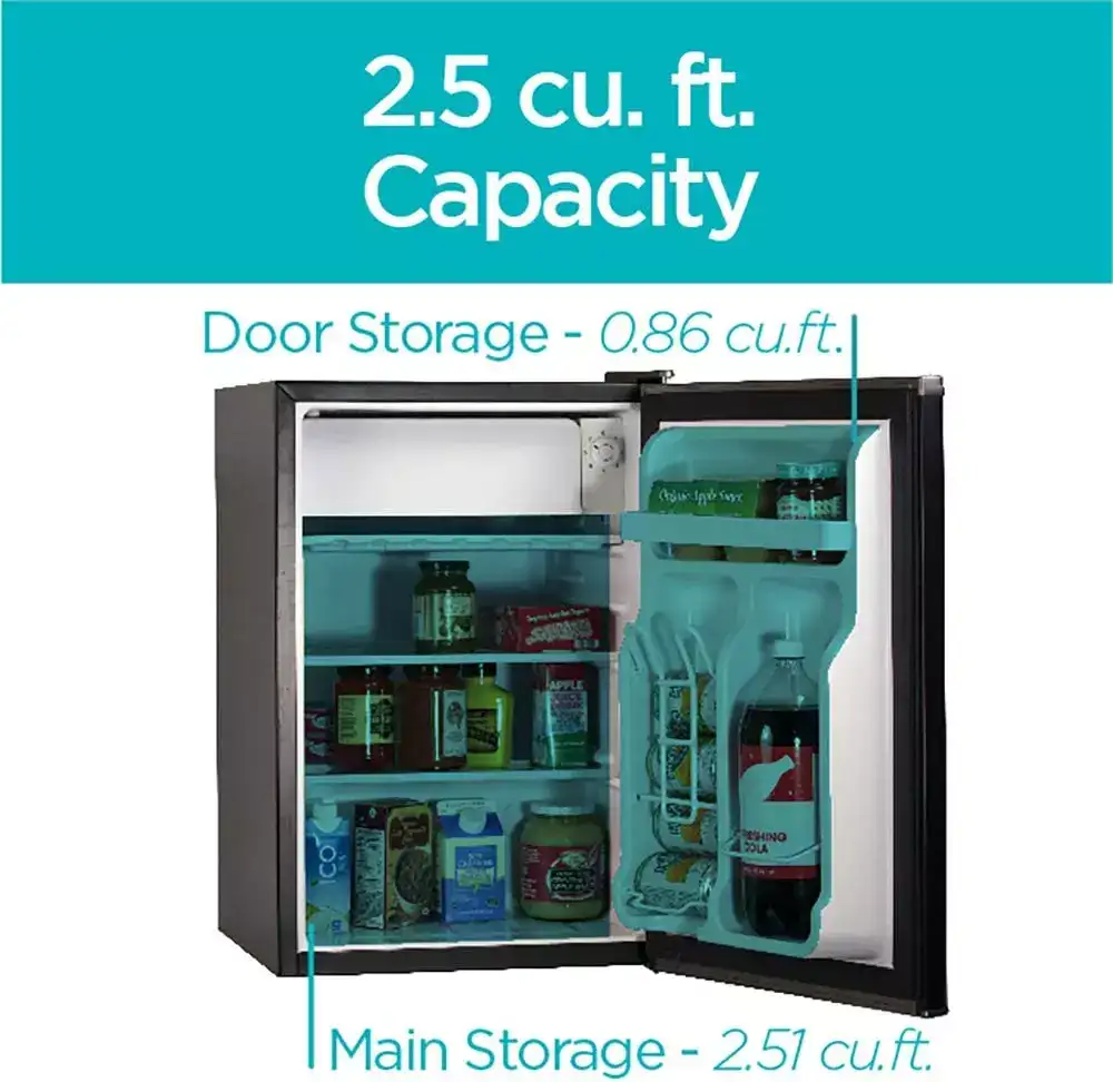 Image for Black%2BDeckerCompactMiniFridgewithFreezer