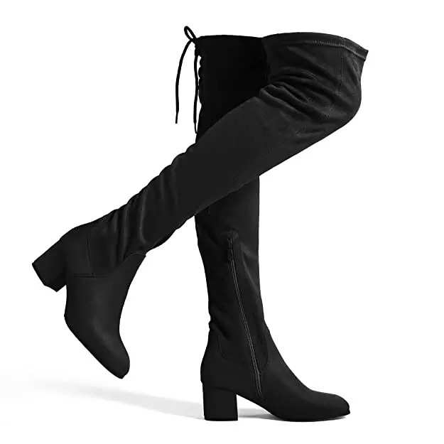 Women's Black Canvas Boots – Jagstore.in