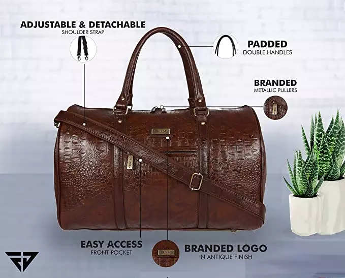Buy FUR JADEN Brown Leatherette 15.6 Inch Laptop Backpack Mature Bag with  USB Charging Port Online at desertcartINDIA