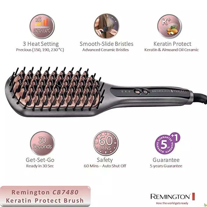 Straightening Brush for Women Best Straightening Brush for Women for  Sleek Shiny Hair  The Economic Times