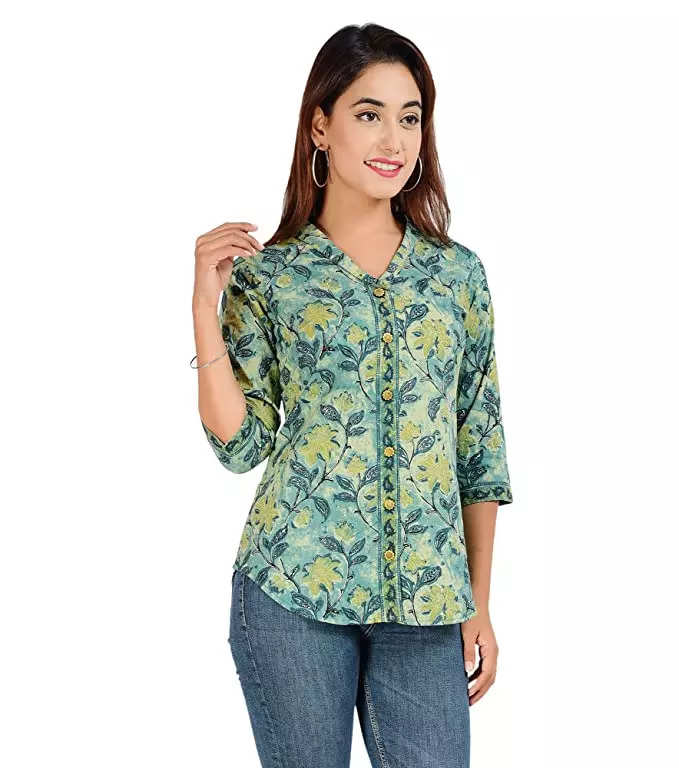 Floral Tops: Check out the Best Floral Tops for Women in India - The  Economic Times