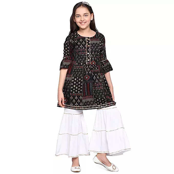 Buy Amora tex fab girl's taffeta silk dress gown (7 to 12 years age_free  size) at Amazon.in