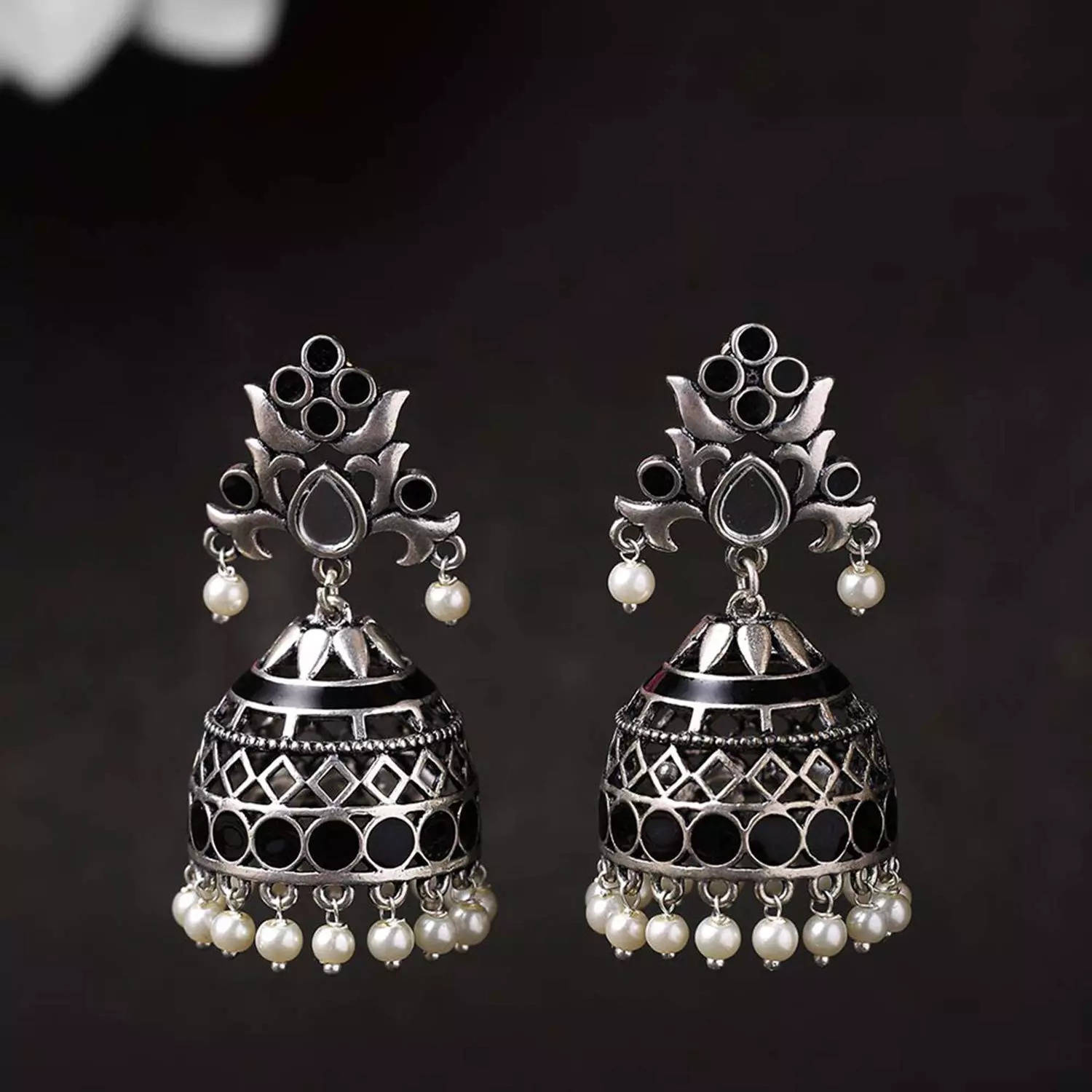 Buy Voylla Nayantara Geometric Design Earrings Online