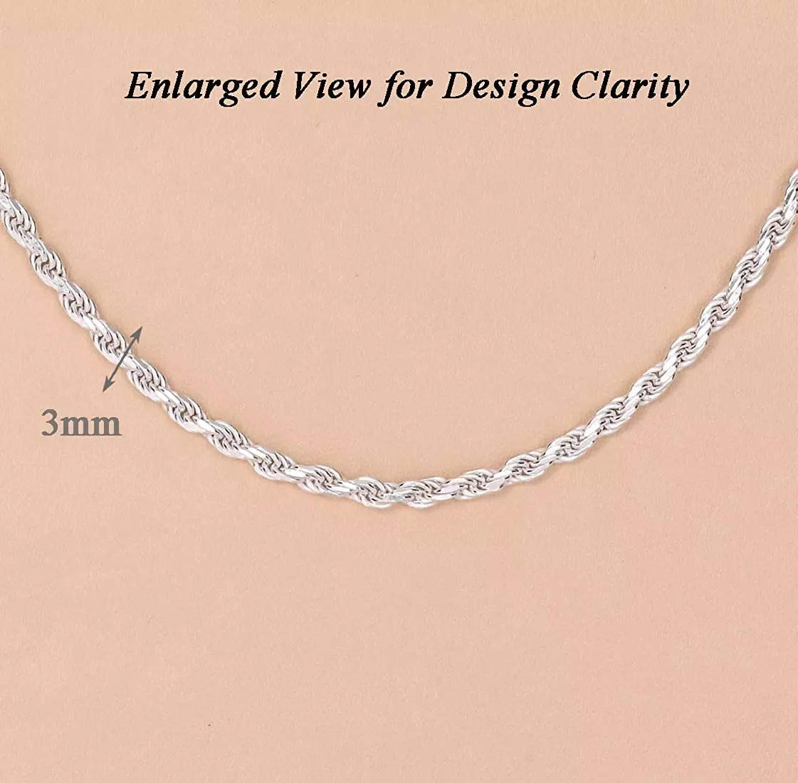 Original silver chain for deals men price