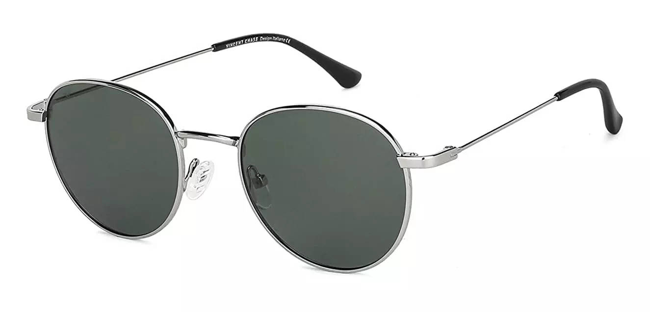 Buy Vincent Chase Unisex Silver Full Rim Geometric Sunglasses - VC S14077  Online at Best Prices in India - JioMart.