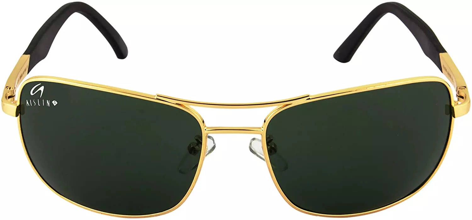 Buy Vincent Chase by lenskart | Rectangular Stylish Sunglasses | Polarized  & UV Protected | For Men & Women | (61) Green | VC S10802 Online at  desertcartINDIA