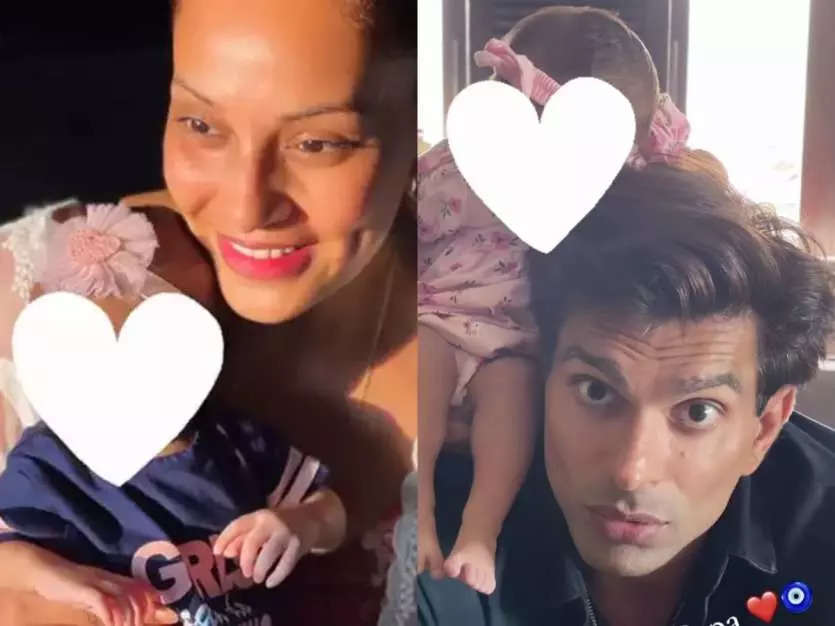 Karan Bipasha Basu Karan Singh Grover And Daughter Devi S Adorable Moments Caught On Camera