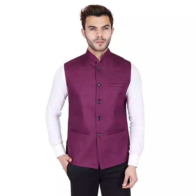 Hilo Design Buy Mens Light Pink Nehru Jacket & Kurta – HILO DESIGN