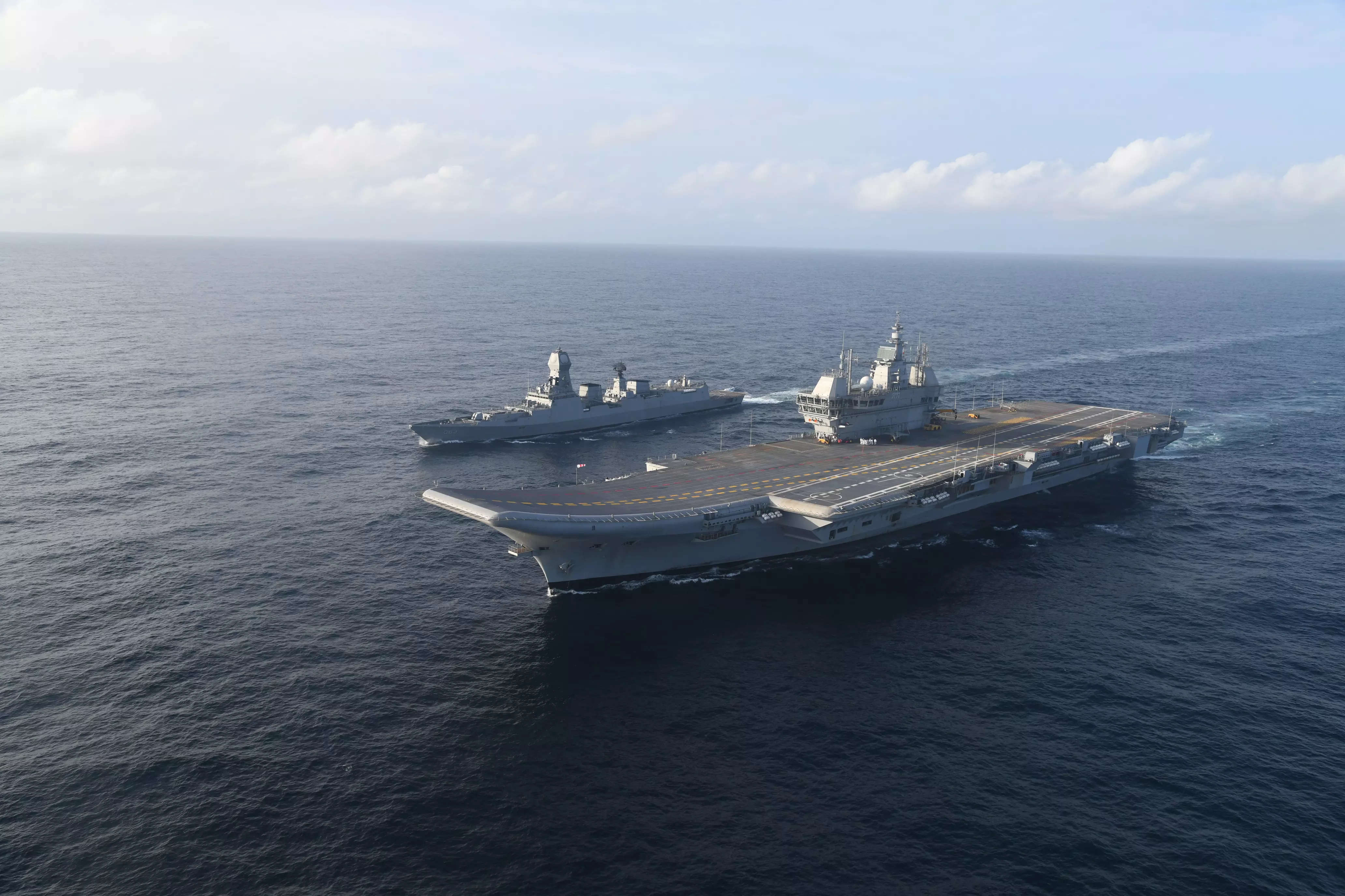 Ins Vikrant: Over 500 Msmes Helped Build India's Flagship Aircraft Carrier  Ins Vikrant: Economic Survey 2022-23 - The Economic Times