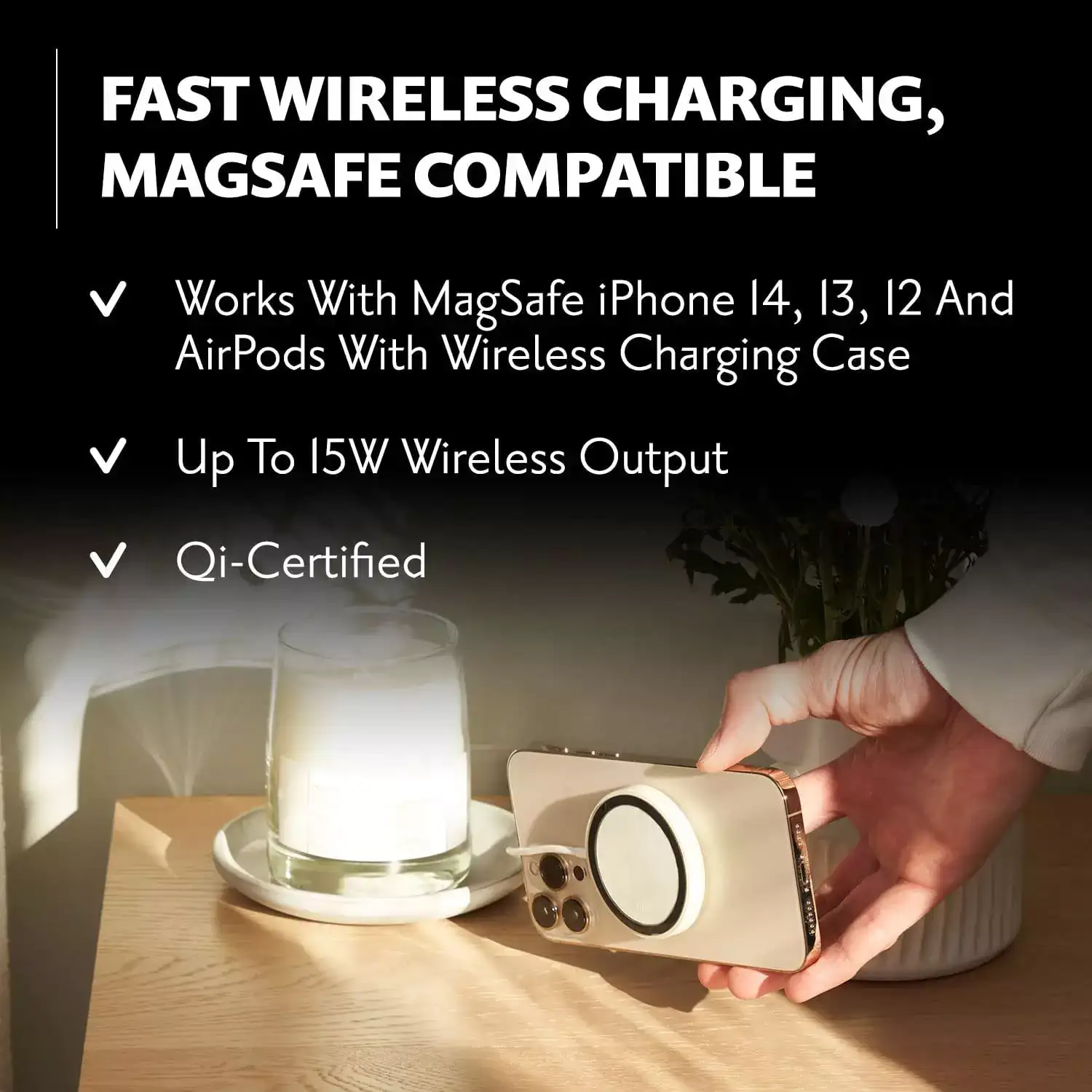 Image for CourantMagEssentialMagneticChargerforMagSafeiPhones
