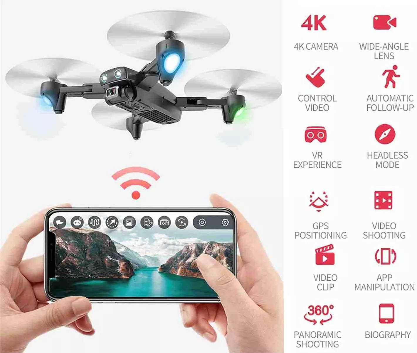 Drone GPS Caméra 4K WiFi 5G GPS IDEA 33