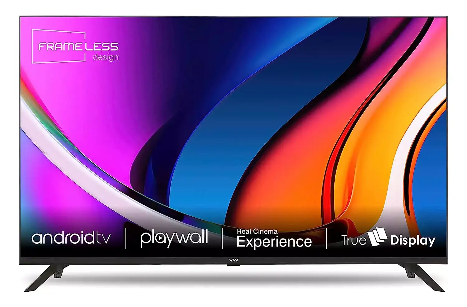 Image for VW80cm(32inches)PlaywallFramelessSeriesHDReadyAndroidSmartLEDTV