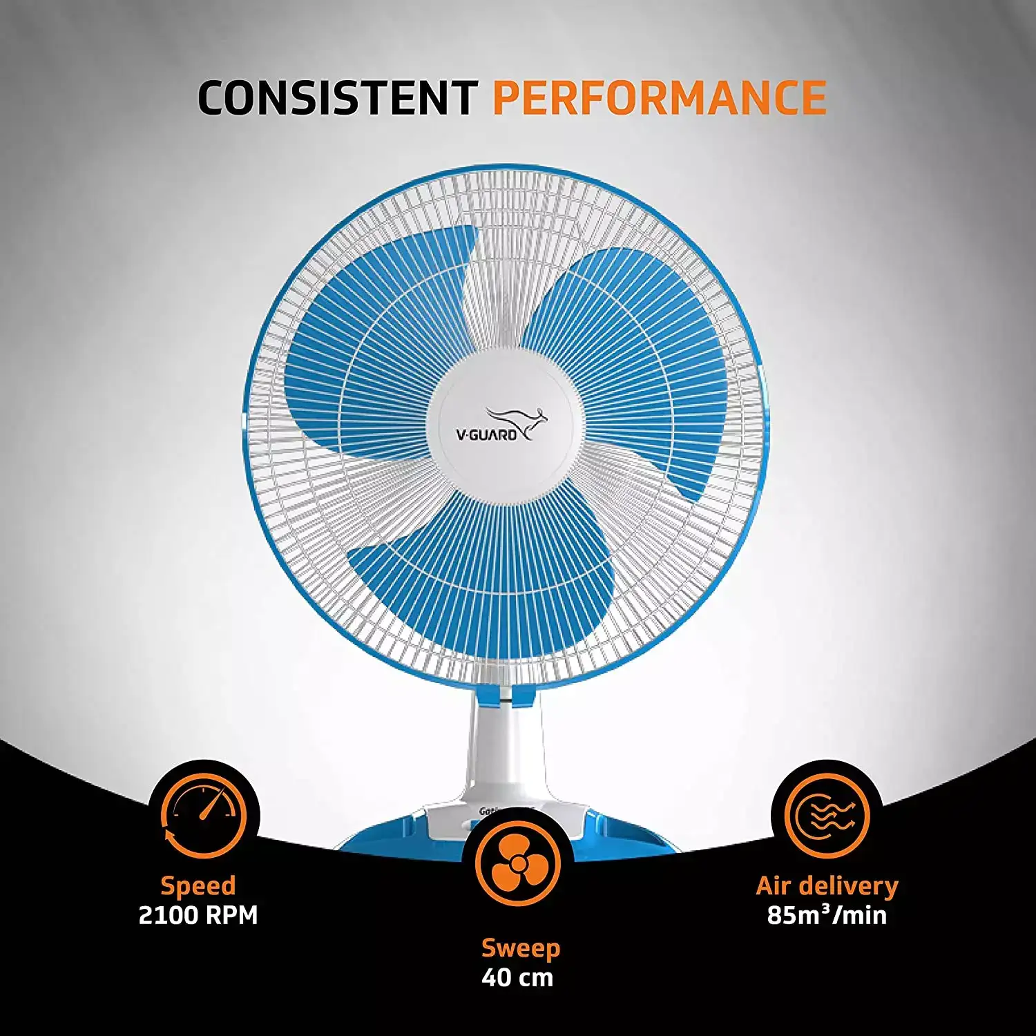 Image for V-GuardGatimaanTFUltraHighSpeedTableFan