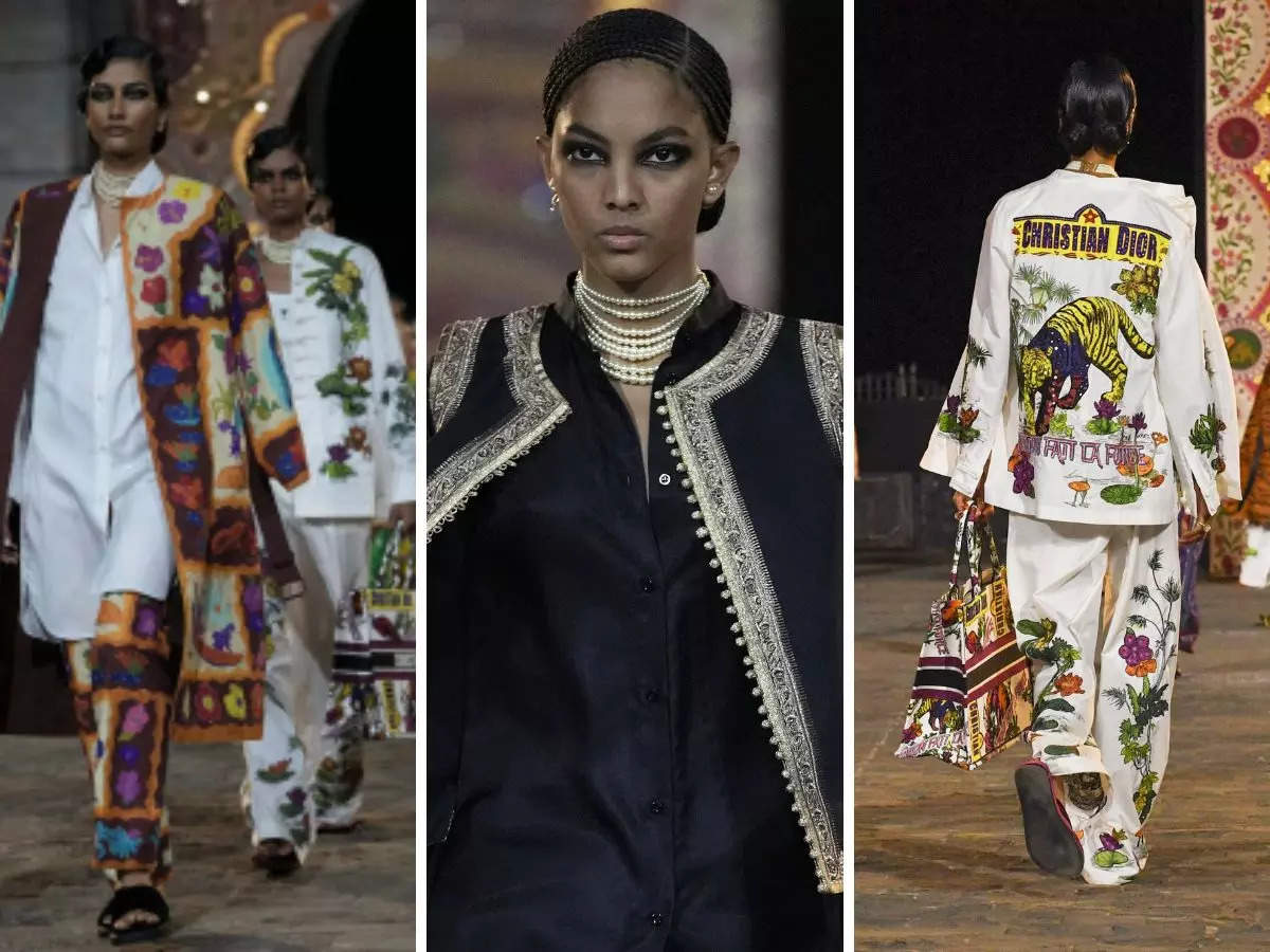 How Dior embodied India's rich heritage with intricate gold