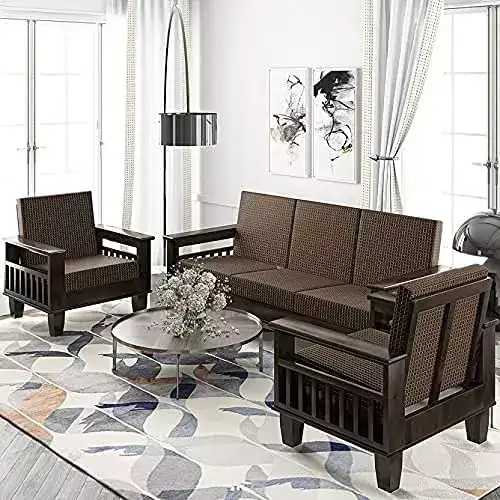 Image for ASFurnitureWooden5-SeaterSofaSet