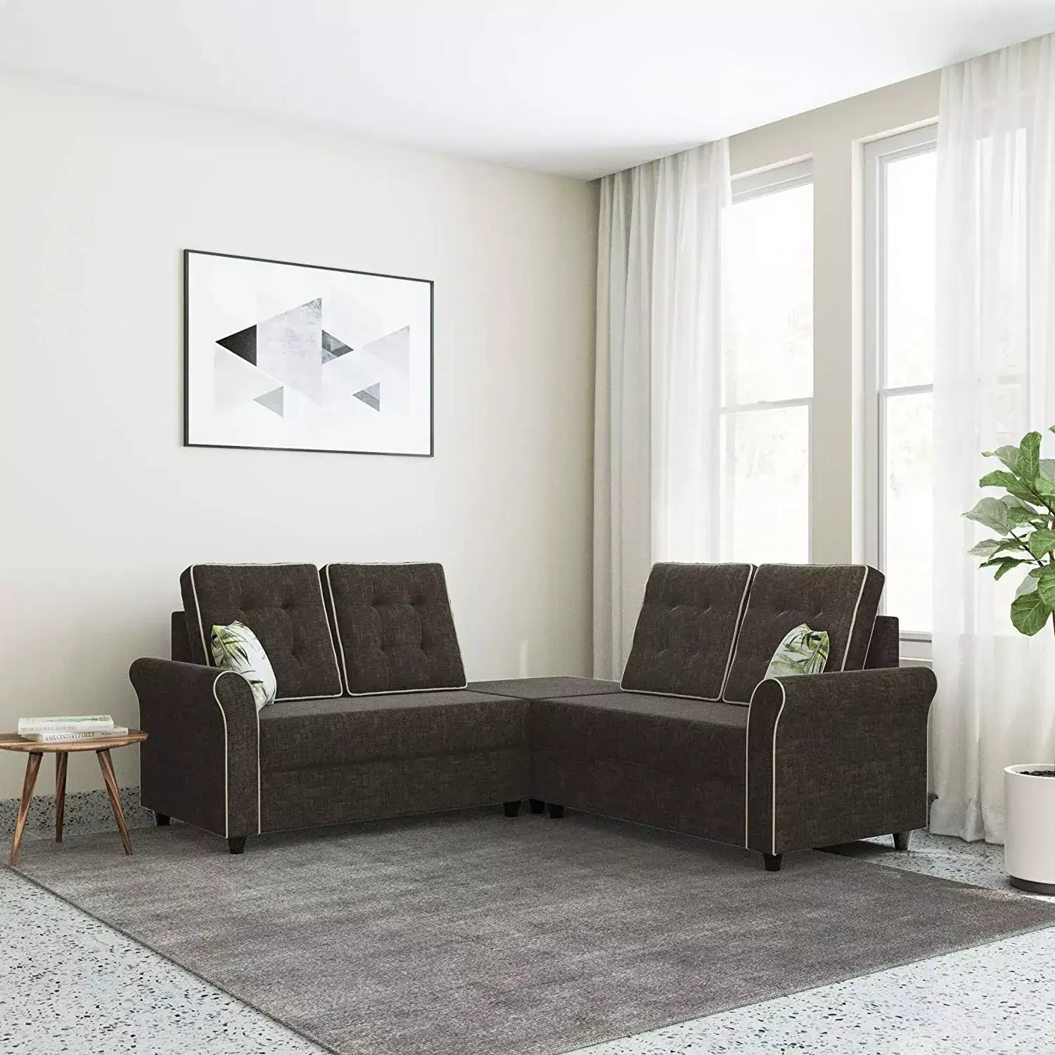 Image for AmazonBrand-SolimoCartina5seatersofa