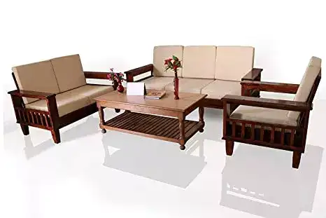 Image for VivekWood3%2B2%2B1SofaSet