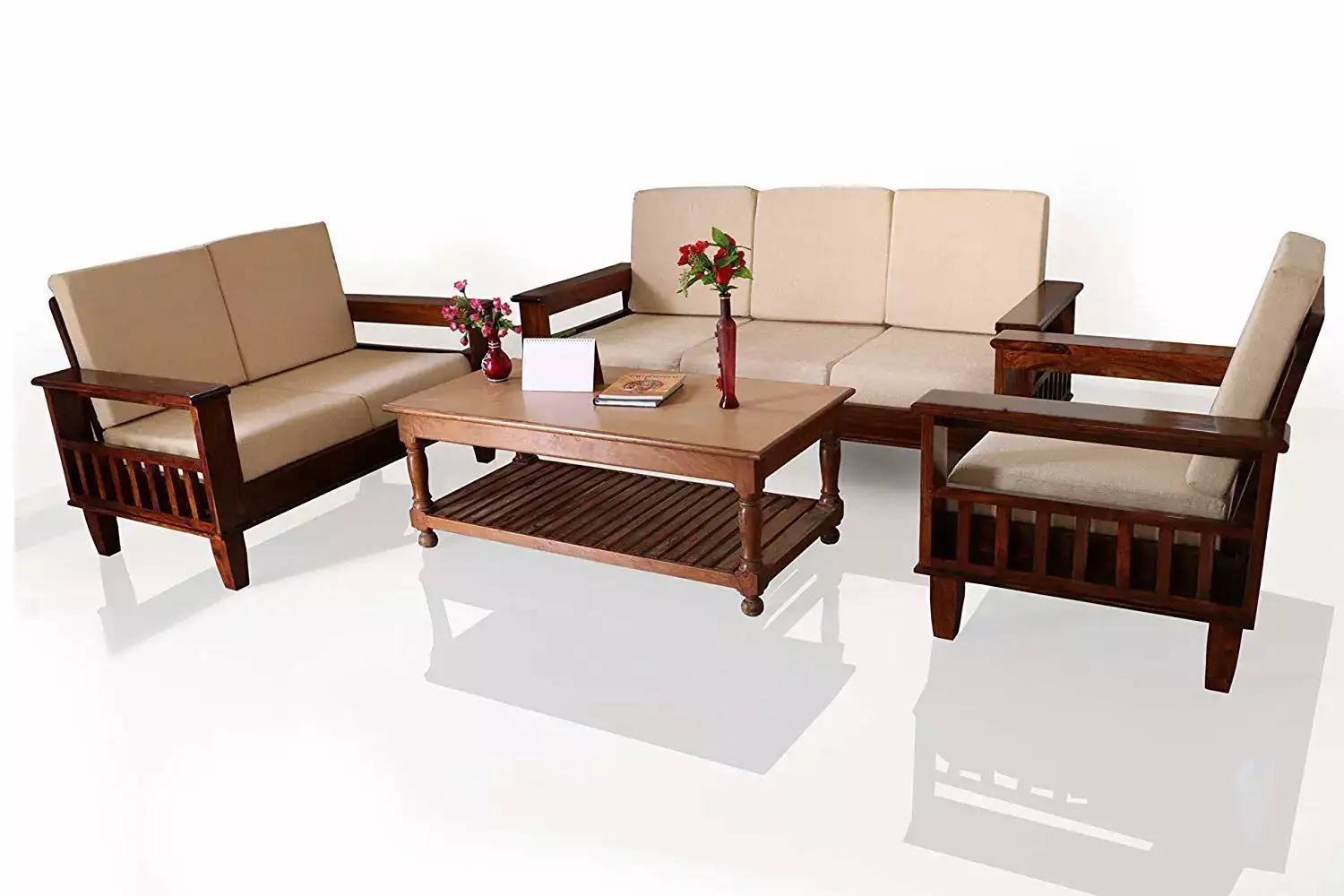 Image for RSFURNITUREWoodenSofaSet