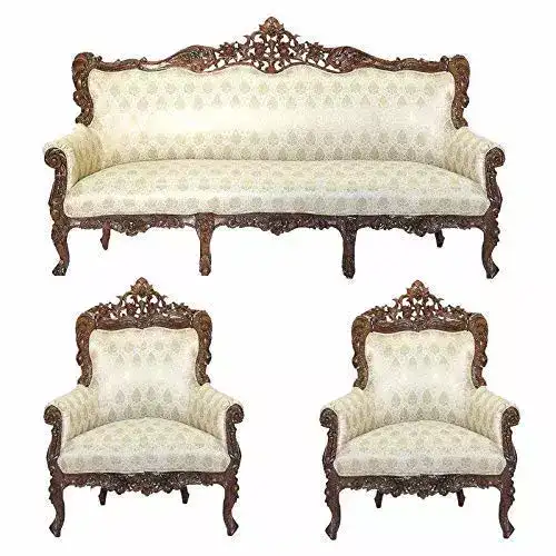 Image for RohanEnterprisesMaharajaStyleSofaSet