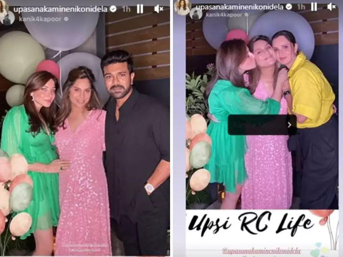 Upasana Kamineni Baby Shower Ram Charan & Upasana Kamineni host baby