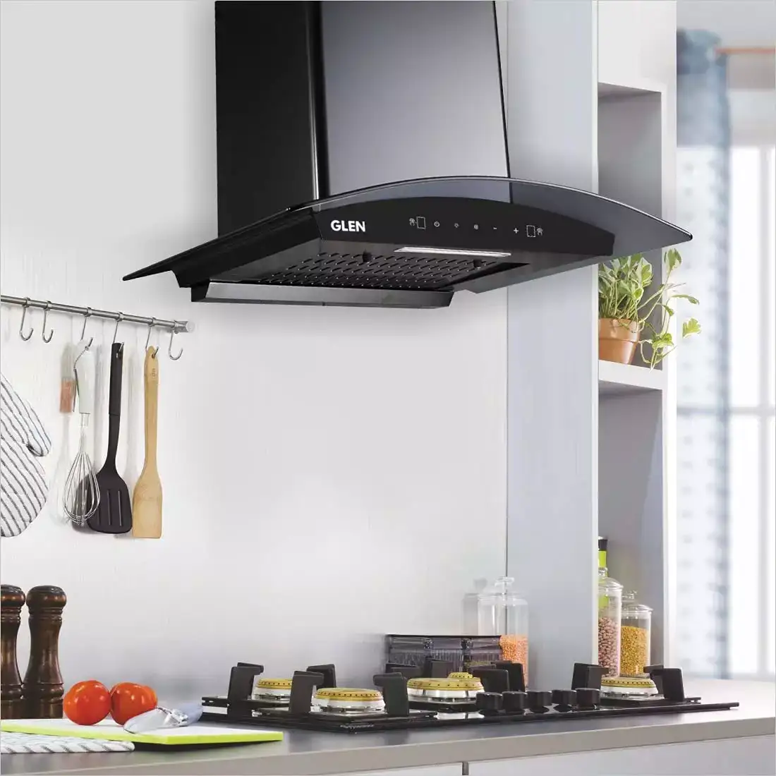 Image for Glen60cmKitchenChimney(SenzaBlack)