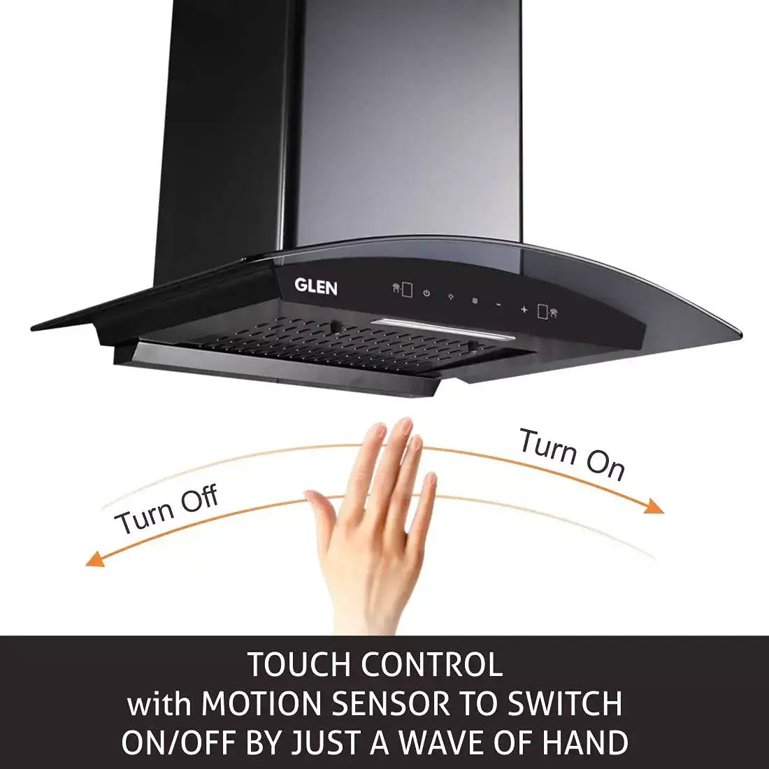 Image for Glen60cmAutoCleanChimney(6060Black)