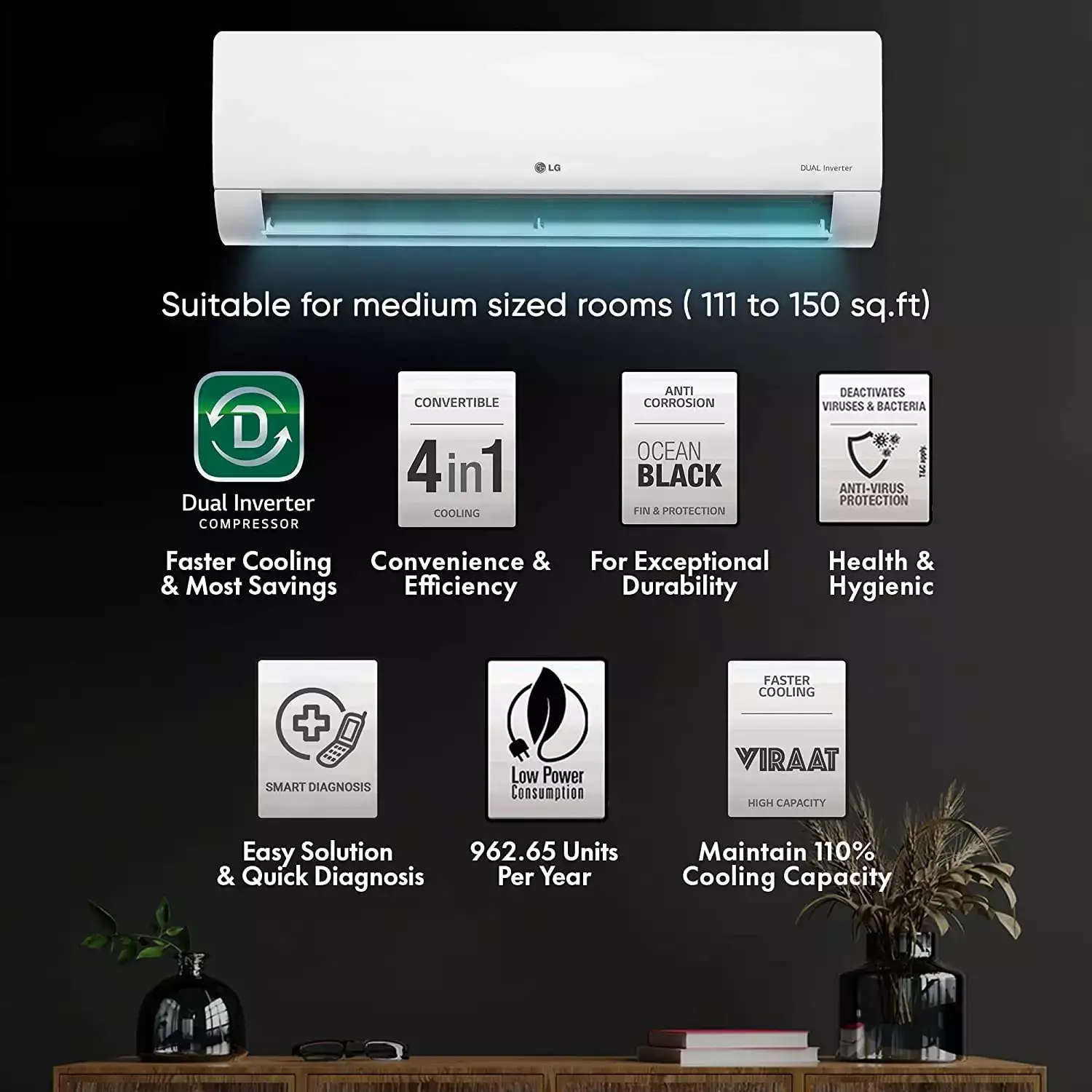 Image for LG1.5Ton2-StarDUALInverterSplitAC