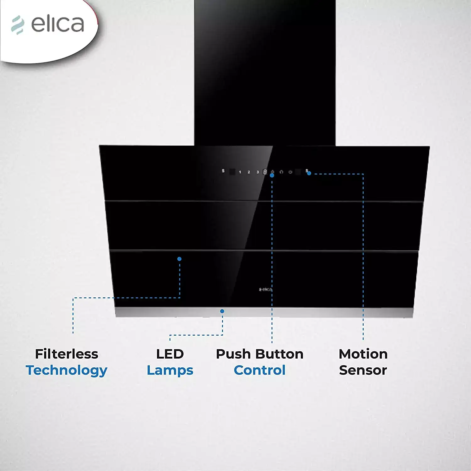 Image for ElicaEFL-S90190cmKitchenChimney
