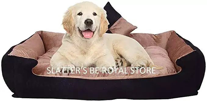 Image for SlattersberoyalstoreReversibleVelvetSofaPETBed