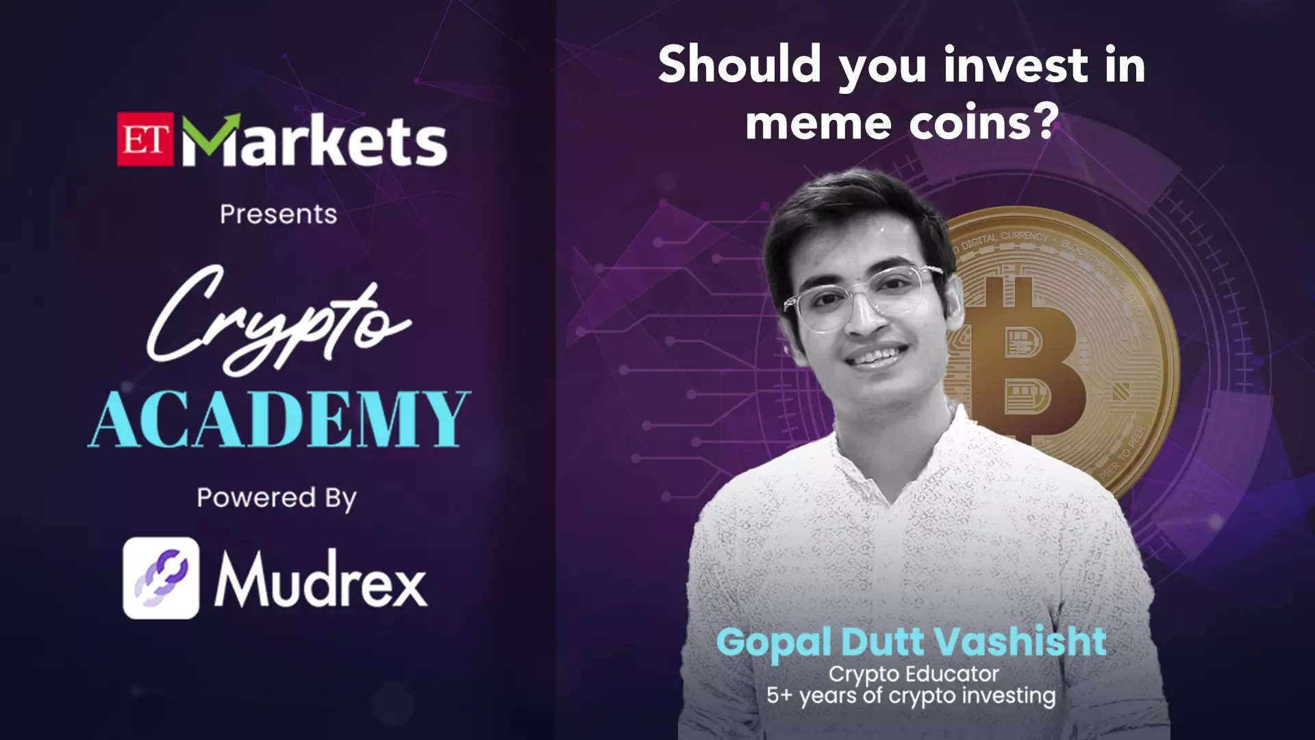 Should you invest in meme coins? Crypto educator Gopal Dutt Vashisht guides you through the decision to invest in Crypto Academy episode 3