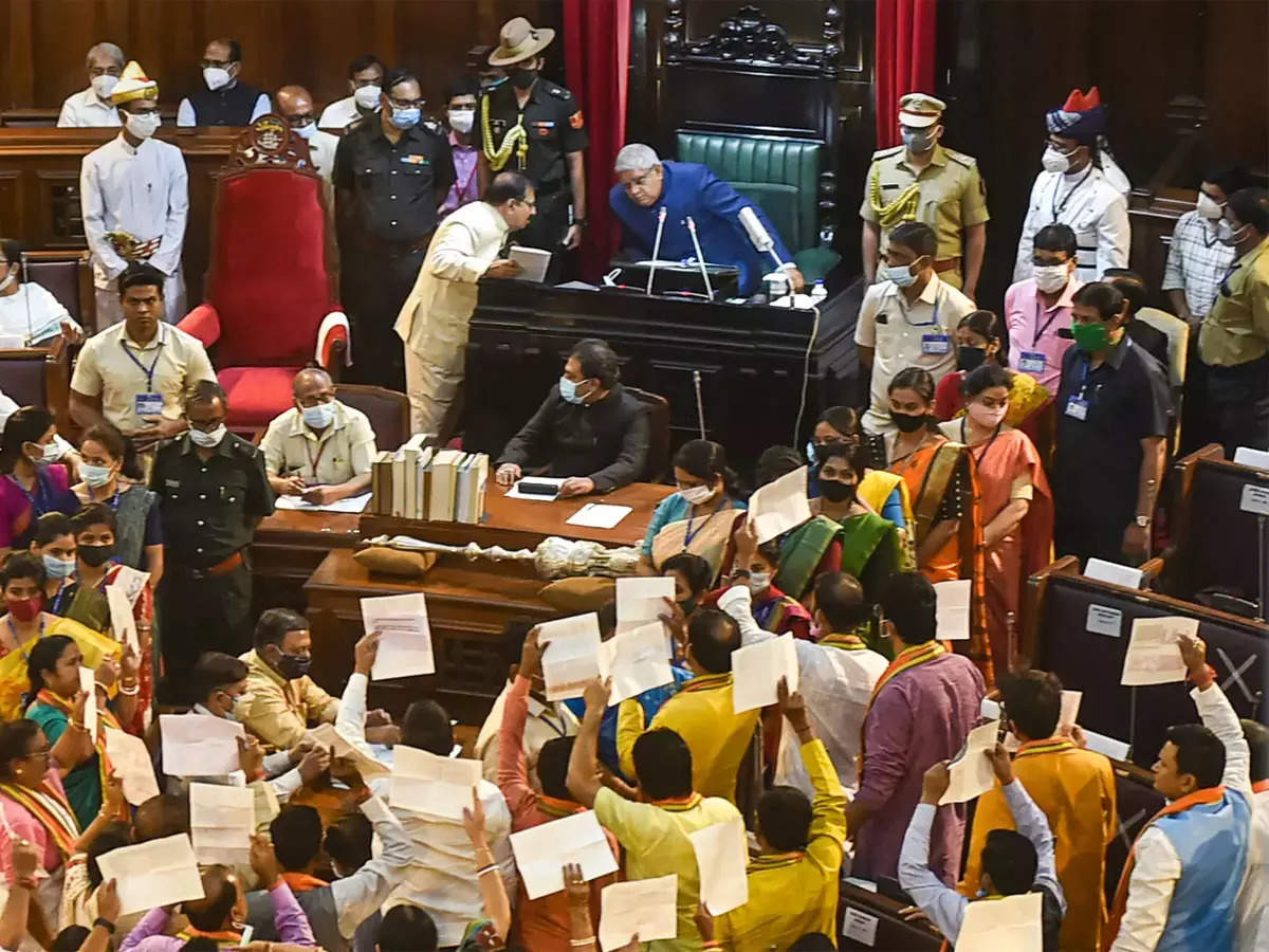 MLAs exchange blows in Bengal Assembly as oppn demands CM statement on law and order