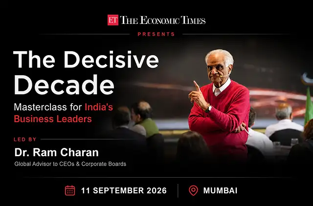 The Decisive Decade Masterclass - ET Masterclass