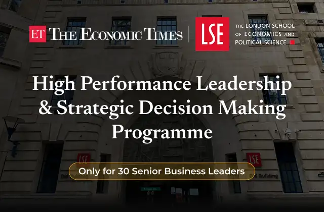 Executive Leadership Programme - ET Masterclass