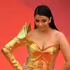aishwarya rai golden dress aishwarya rai bachchan Fashion: ​From Traditional To Ethereal: Aishwarya Rai  Bachchan's Epic Fashion Moments At Cannes​