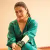 kajol green dress Emerald Serpentine Gown Green / Custom main image 0