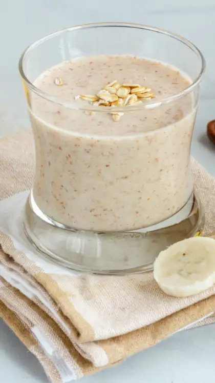 Banana oatmeal smoothie