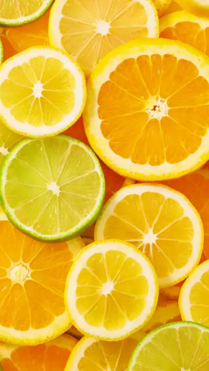 Citrus family (orange, lemon, grapefruit)