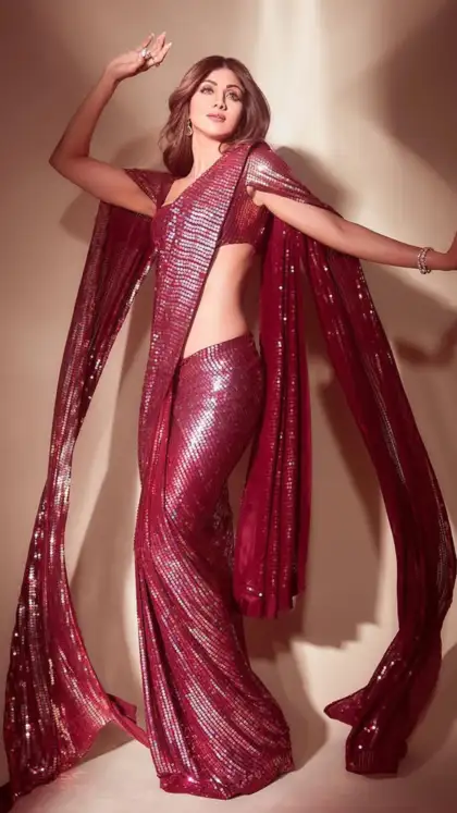 8 Unique Sarees That Prove Shilpa Shetty is a Style Queen