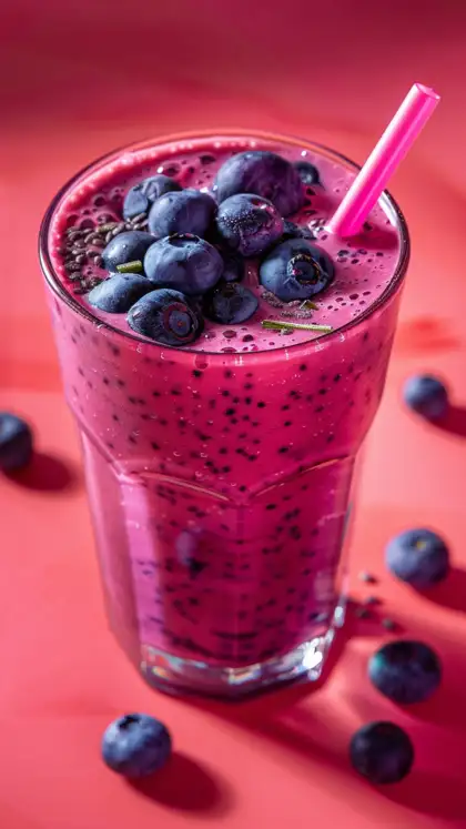 Blueberry Kefir Smoothie