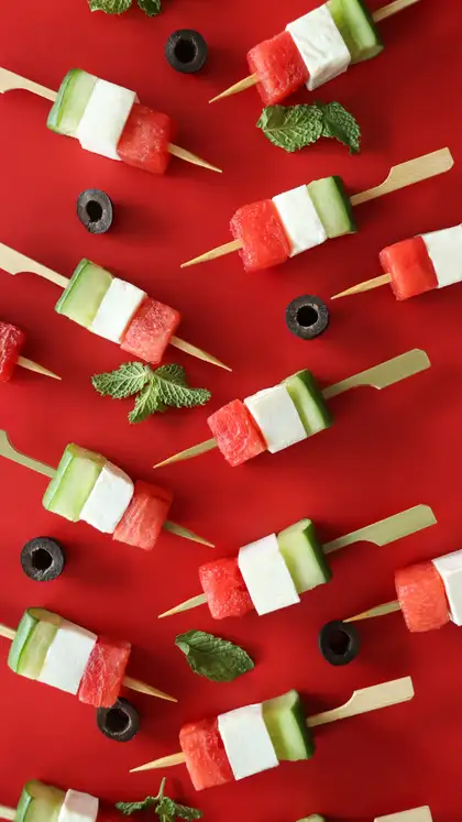 Mini Fruit Skewers